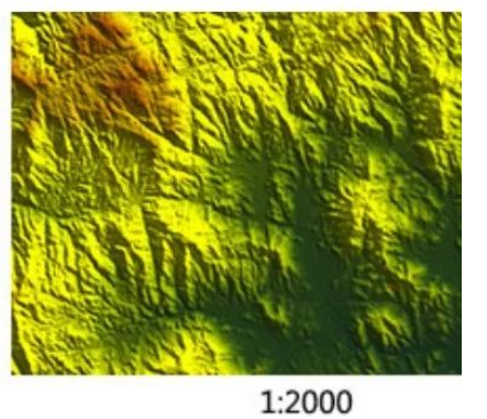 飛燕遙感案例比例尺為1比2000的數(shù)字高程模型DEM成果.png 飛燕遙感案例比例尺為1比2000的數(shù)字高程模型DEM成果.png