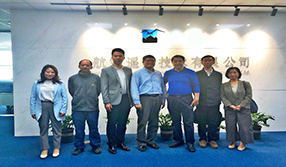 南京師范大學閭國年教授，親臨飛燕航空遙感進行技術交流