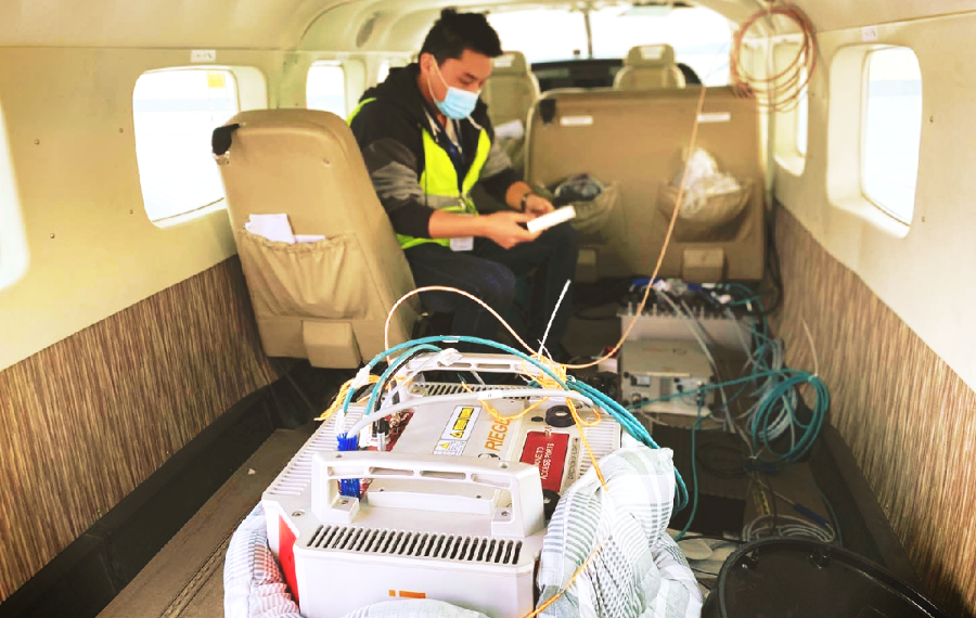 圖 航測過程實拍 圖 航測過程實拍